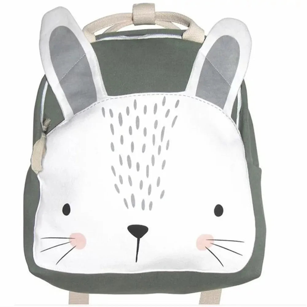 Children Backpack Animals Design Girl Boys Backpack Toddler Kids School Bag Kindergarten Cartoon Rabbit Butterfly lion print Bag