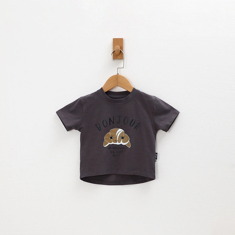 Tinyclvb Early Autumn Long Sleeves Slub Cotton Pullover Tops