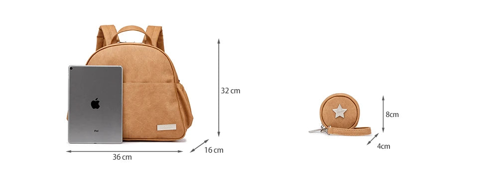 Soboba Diaper Backpack with Pacifier Case Waterproof Large Capacity Diaper Bag for Mom Multi-function Nappy Bags for Travelling