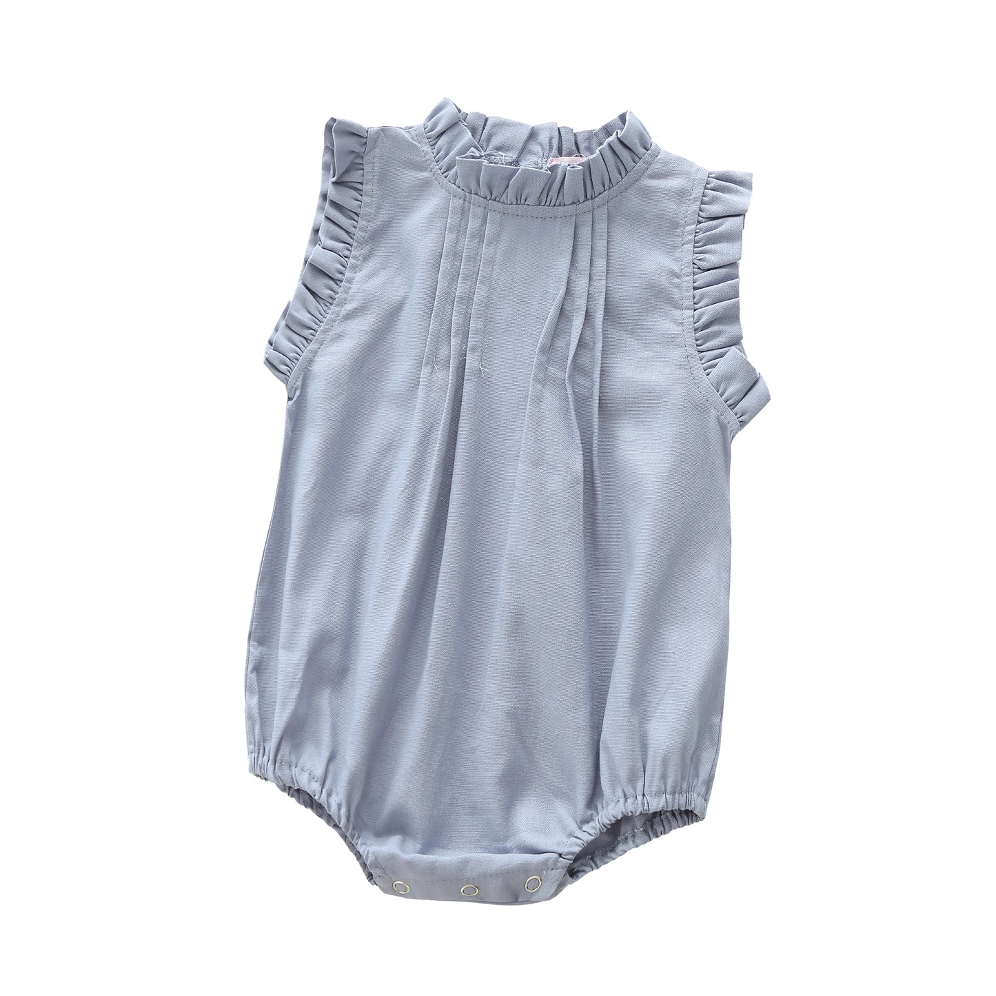 Vintage Linen Cotton Baby Girls Romper Summer Ruffles Lace Infant Bodysuit for Toddler Girls Clothing Children Overalls Outfits