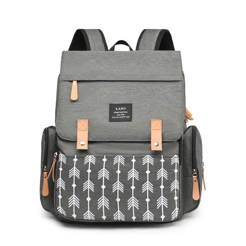 Baby Diaper Bag Backpack Multifunctional Diaper Bag Organizer with Thermal Milk Bottle Bag Baby Bags for Mom