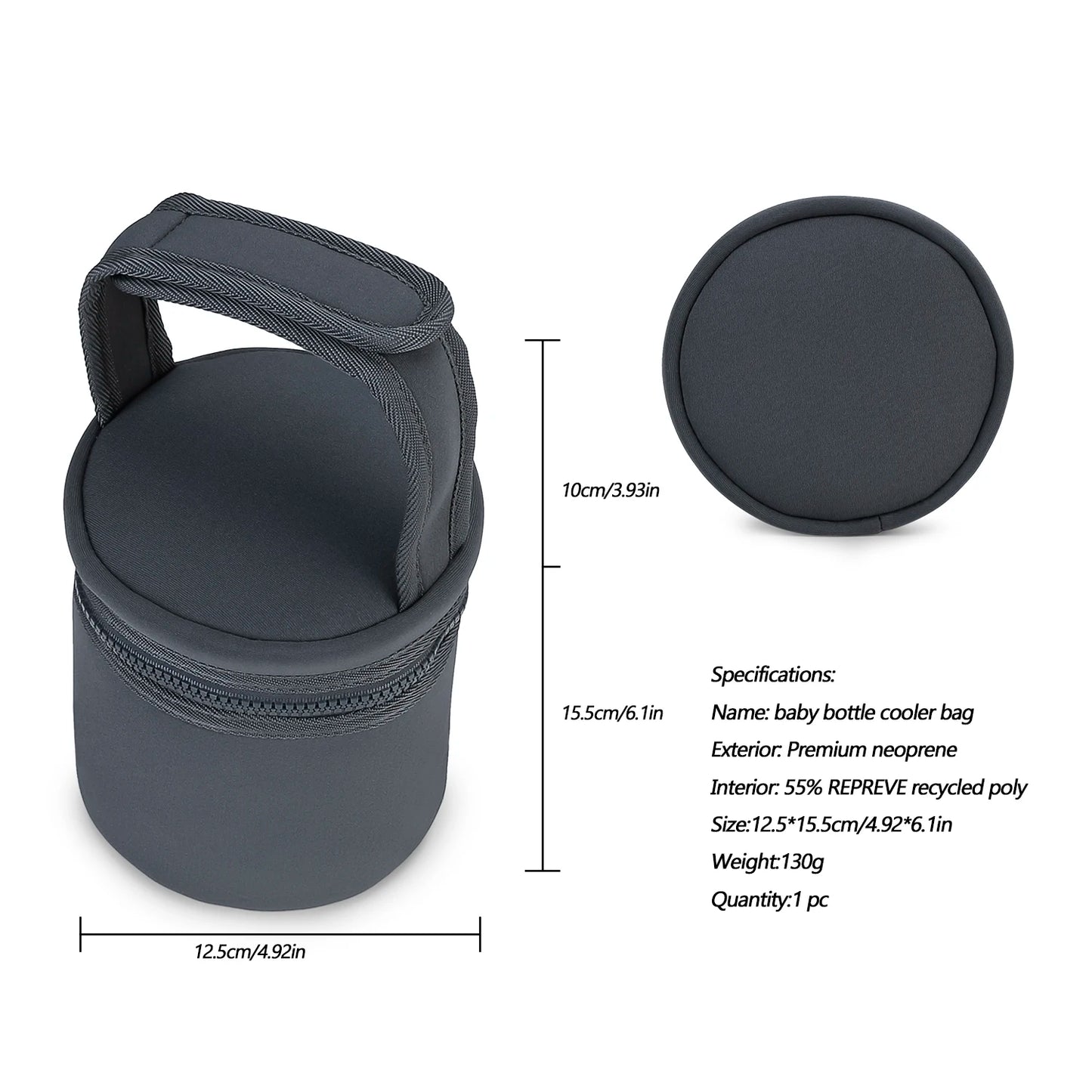 Compact Insulated Baby Bottle Carrier - Keep Milk Fresh On-the-Go