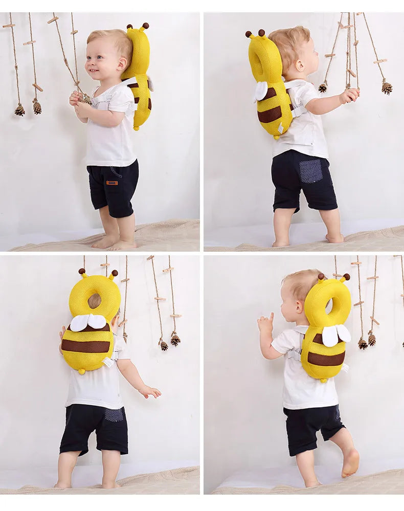 Baby Head Protector Backpack Pillow for Kids Toddler Children Soft PP Cotton Protective Cushion Cartoon Security Pillows Protect