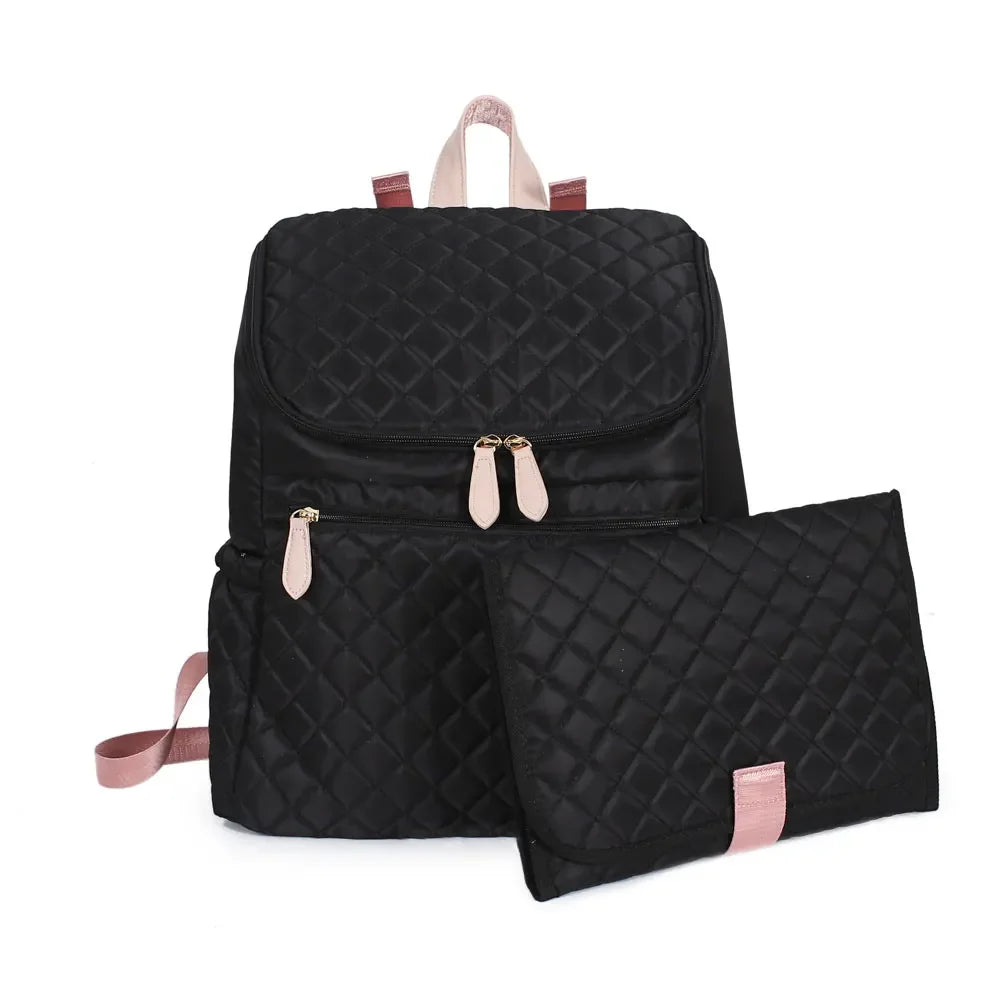 Baby Diaper Bag Backpack Multifunctional Diaper Bag Organizer with Thermal Milk Bottle Bag Baby Bags for Mom