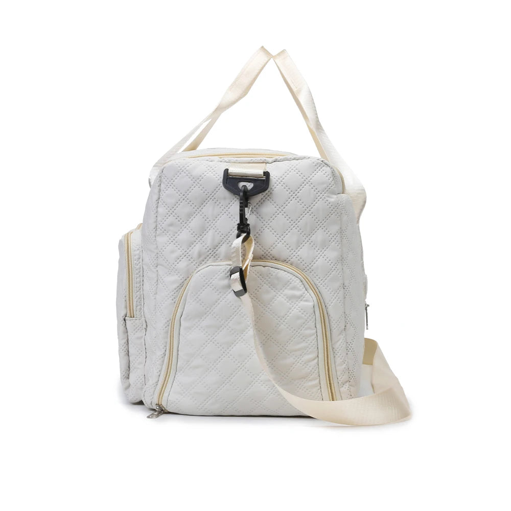 2Pieces Large-Capacity Women's Maternity Storage Bag Suitcase Additional Bag Boarding Bag Sports Fitness Bag Can Be Worn on One Shoulder and Cross-Body and Water-Repellent