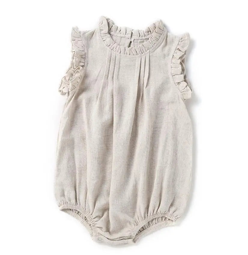 Infant Baby Boys Girls Pure Color Rompers Clothing New 0-2Yrs Spring Autumn Kids Boy Girl Loose Rompers Clothes