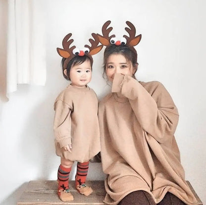 INS 0-24M Newborn Infant Baby Girl Boy Sweatshirt Romper Toddler Long Sleeve Basic Cotton Oversize Rompers Baby Clothes Jumpsuit