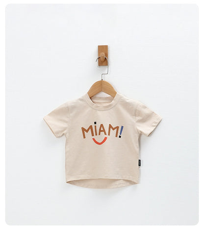 Tinyclvb Early Autumn Long Sleeves Slub Cotton Pullover Tops