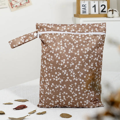 Recycled Fabric Wet Dry Bag For Beach,Gym,Pool, Waterproof Diaper Bag, Reusable Storage Pouch For Swimsuits