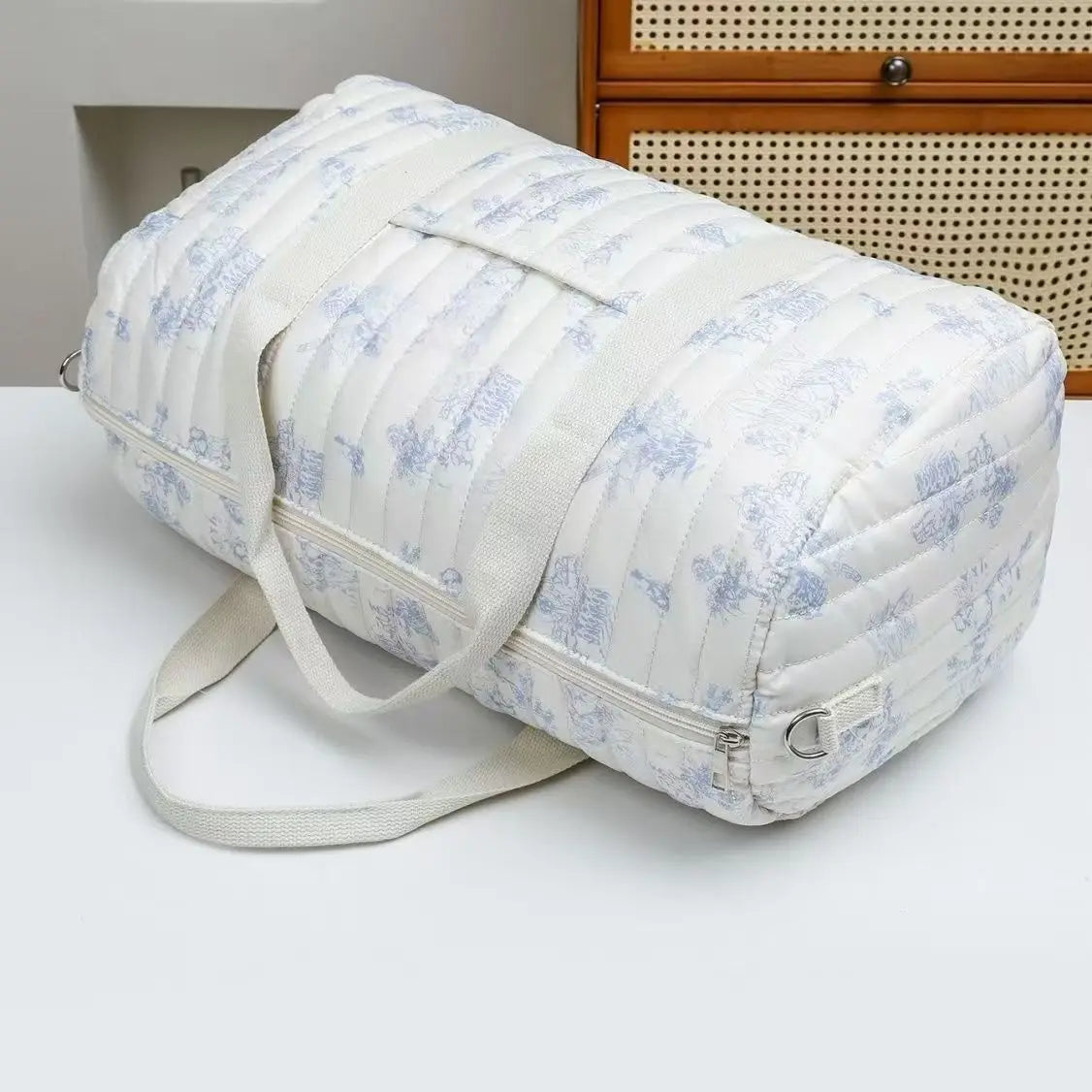 Newborn Baby Care Diaper Bag Mummy Shoulder Bag Embroidery Quilted Stroller Diaper Storage Organizer Large Handbags With Heart