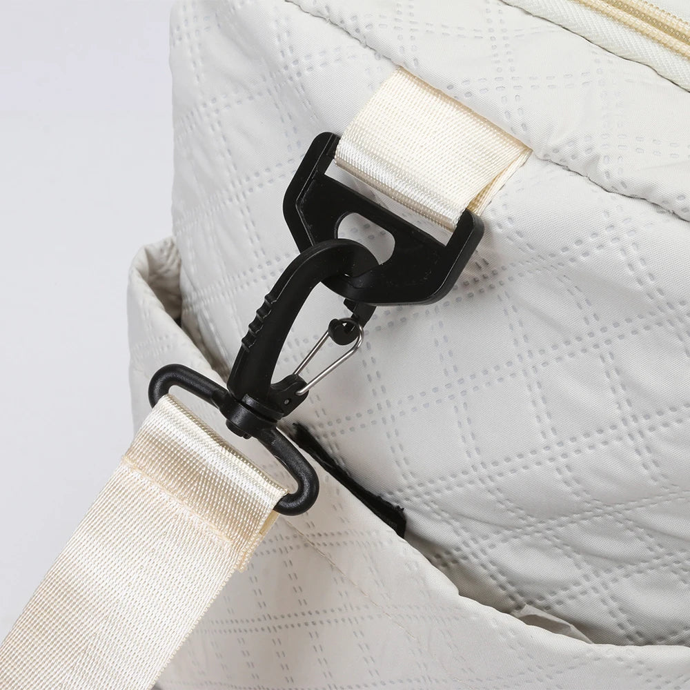 2Pieces Large-Capacity Women's Maternity Storage Bag Suitcase Additional Bag Boarding Bag Sports Fitness Bag Can Be Worn on One Shoulder and Cross-Body and Water-Repellent