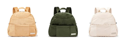 Velvet Diaper Backpack: Large Capacity Nappy Bag for Mom with Pacifier Case and Multi-functionality