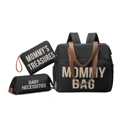 3pcs/set Mom Bag Large Capacity Diaper Bag Handbag Backpack for Father Baby Nappy Bag Maternity Bags Dad Backpack