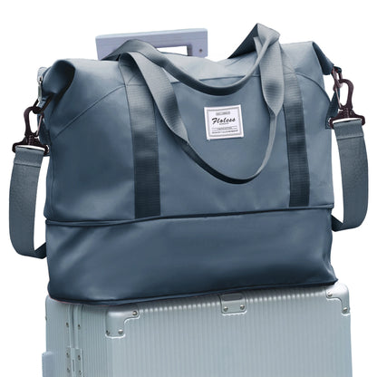 Travel Duffel Bag, Women Sports Tote Fitness Gym Bag, Ryanair Cabin Bag 40x20x25 Hand Luggage, Shoulder Weekender Bag Travel Bag