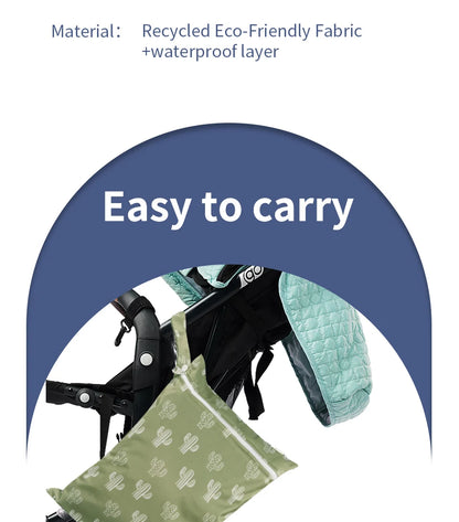 Recycled Fabric Wet Dry Bag For Beach,Gym,Pool, Waterproof Diaper Bag, Reusable Storage Pouch For Swimsuits