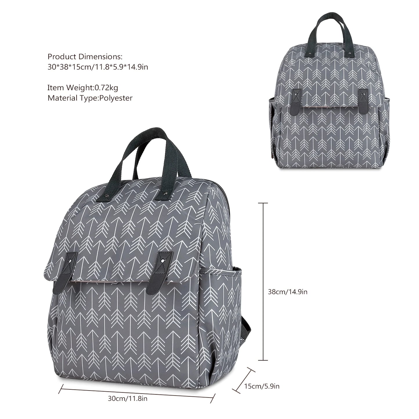 Shoulder Mommy Includes Urine Mat, Independent Bottle Bag, Multi functional Mommy Bag, Maternal and Child Travel Bag
