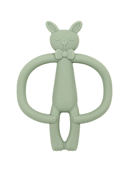 Color Kids 1PCS Silicone Teether Toys Baby Nursing Teether Gifts Newborn Cartoon Rabbit Teether Toys Teething Infant Chewing Toy