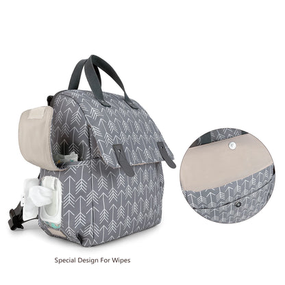 Shoulder Mommy Includes Urine Mat, Independent Bottle Bag, Multi functional Mommy Bag, Maternal and Child Travel Bag