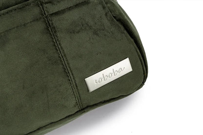 Velvet Diaper Backpack: Large Capacity Nappy Bag for Mom with Pacifier Case and Multi-functionality