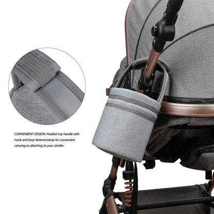Compact Insulated Baby Bottle Carrier - Keep Milk Fresh On-the-Go