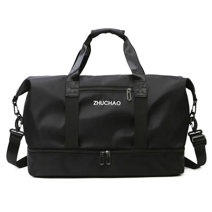 Fashion Travel Bags For Women Large Capacity Men's Sports bag Waterproof Weekend Sac Voyage Female Messenger Bag Dry And Wet