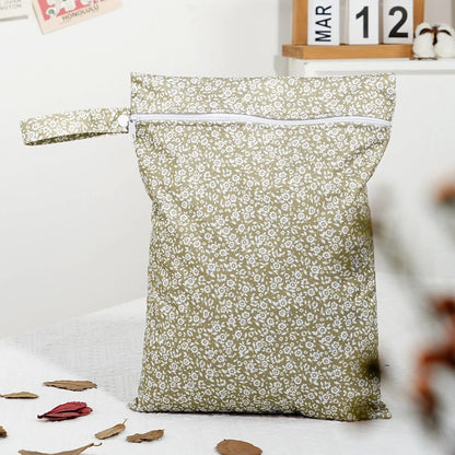 Recycled Fabric Wet Dry Bag For Beach,Gym,Pool, Waterproof Diaper Bag, Reusable Storage Pouch For Swimsuits
