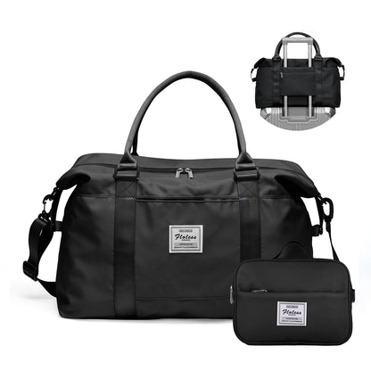 Weekender Bag for Women Travel Tote Bag Gym Duffel Bag with Toiletry Bag Overnight Bag with Wet Pocket for Labor and Delivery