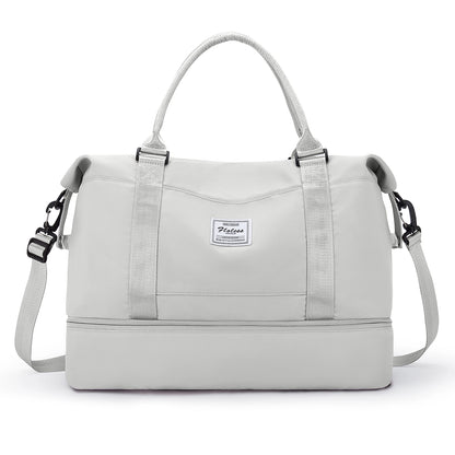 Weekender Bags for Women,Personal Item Travel Bag with Shoes Compartment,Overnight Travel Duffel Bag with Toiletry Bag