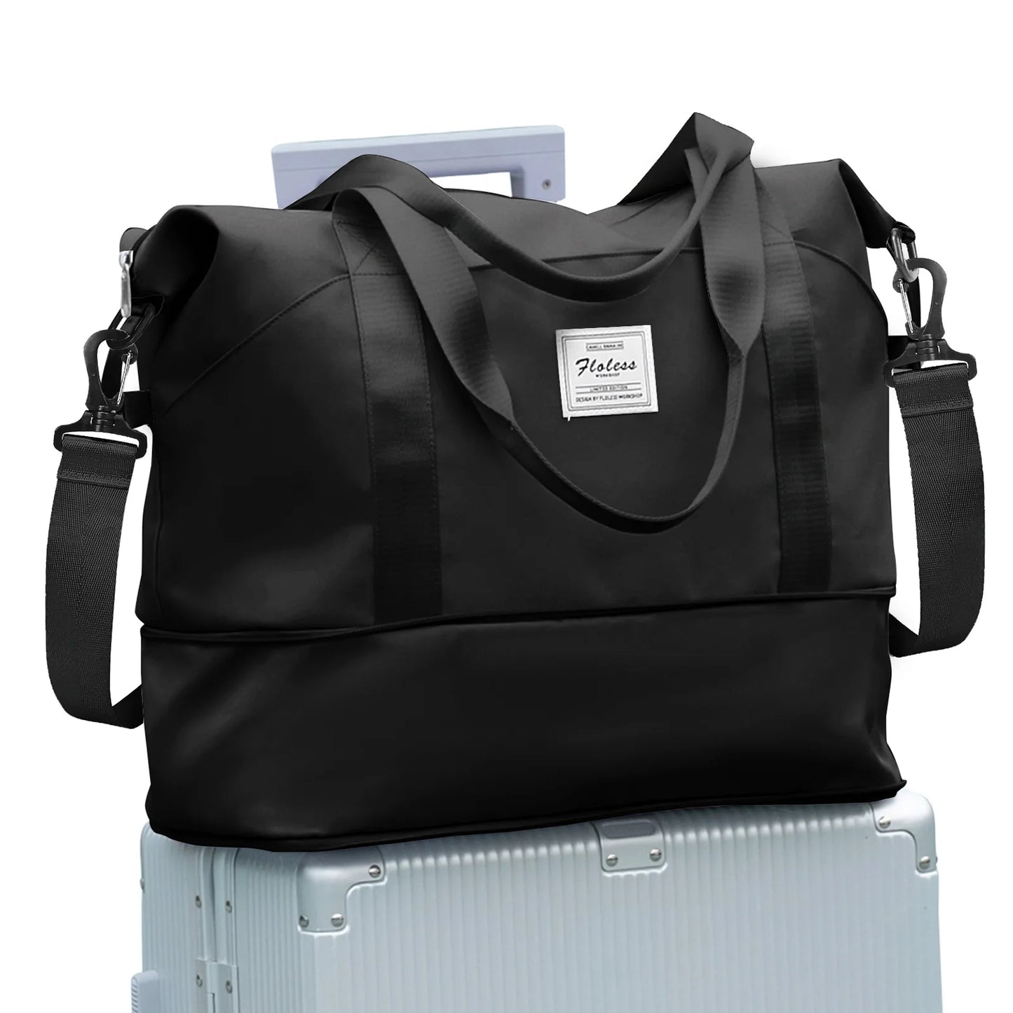Travel Duffel Bag, Women Sports Tote Fitness Gym Bag, Ryanair Cabin Bag 40x20x25 Hand Luggage, Shoulder Weekender Bag Travel Bag