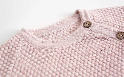Baby Clothes Sets Ensembles Cotton Spring Newborn Boy Girl Infant Clothing Tops And Pants Knitted Sweater Baby Pajamas Sets