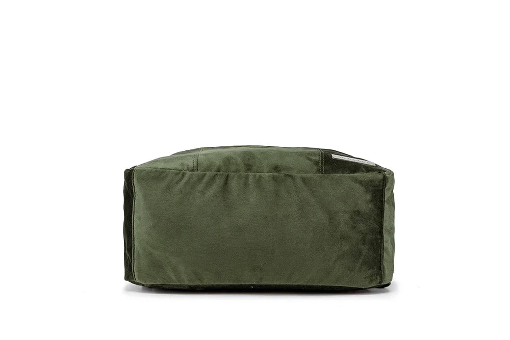 Velvet Diaper Backpack: Large Capacity Nappy Bag for Mom with Pacifier Case and Multi-functionality