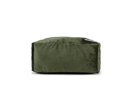 Velvet Diaper Backpack: Large Capacity Nappy Bag for Mom with Pacifier Case and Multi-functionality