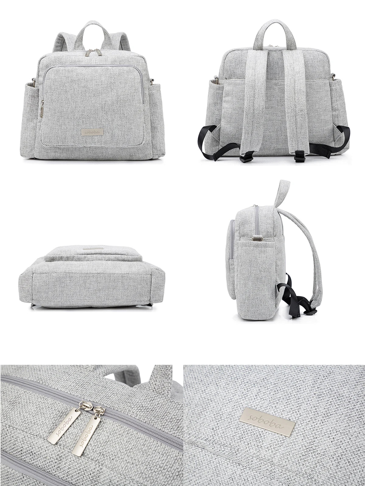 Fashion New Mommy Dipaer Backpack Large Capacity Multi-functional Waterproof Diaper Bag for Quick Outing Travelling Nappy Bag