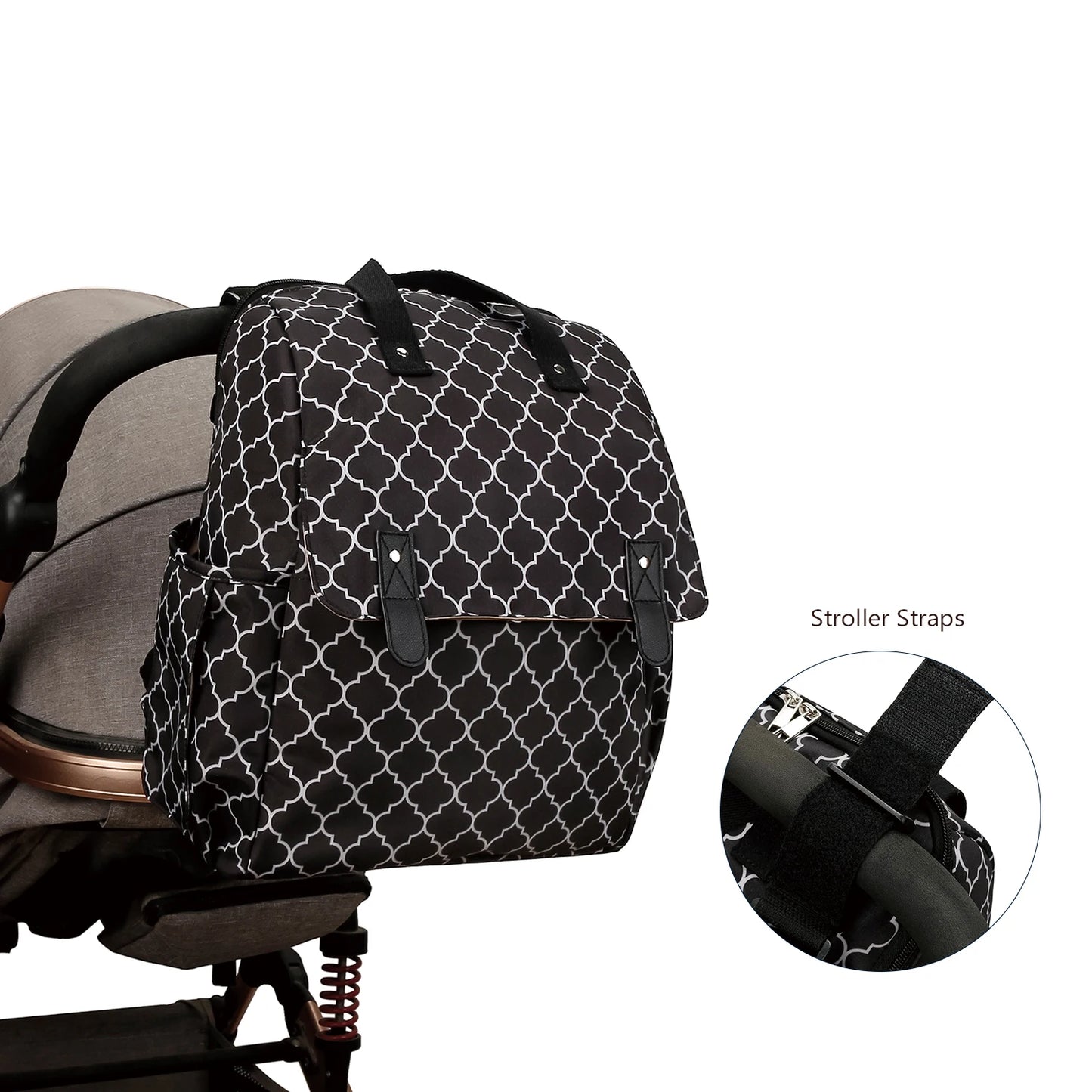 Shoulder Mommy Includes Urine Mat, Independent Bottle Bag, Multi functional Mommy Bag, Maternal and Child Travel Bag