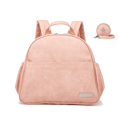 Soboba Diaper Backpack with Pacifier Case Waterproof Large Capacity Diaper Bag for Mom Multi-function Nappy Bags for Travelling