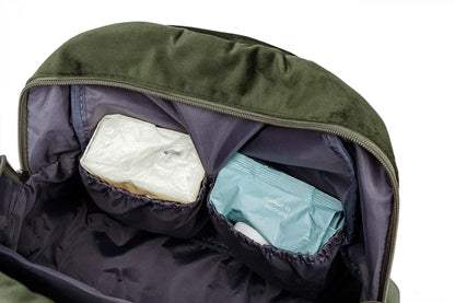 Velvet Diaper Backpack: Large Capacity Nappy Bag for Mom with Pacifier Case and Multi-functionality