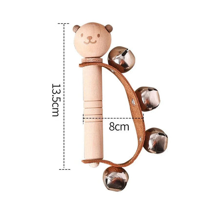 Kids Wooden Montessori Toys Musical Instruments Rattle Bell Drum Xylophone Percussion for Baby Early Educational Instruments Toy