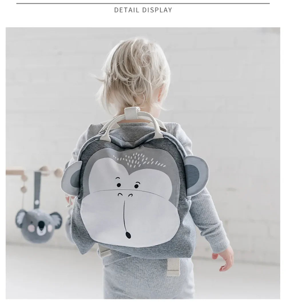 Children Backpack Toddler Kids School Backpack for Baby Kids Cute School Bag Boy Girl Light Bag Rabbit Butterfly Lion Bag