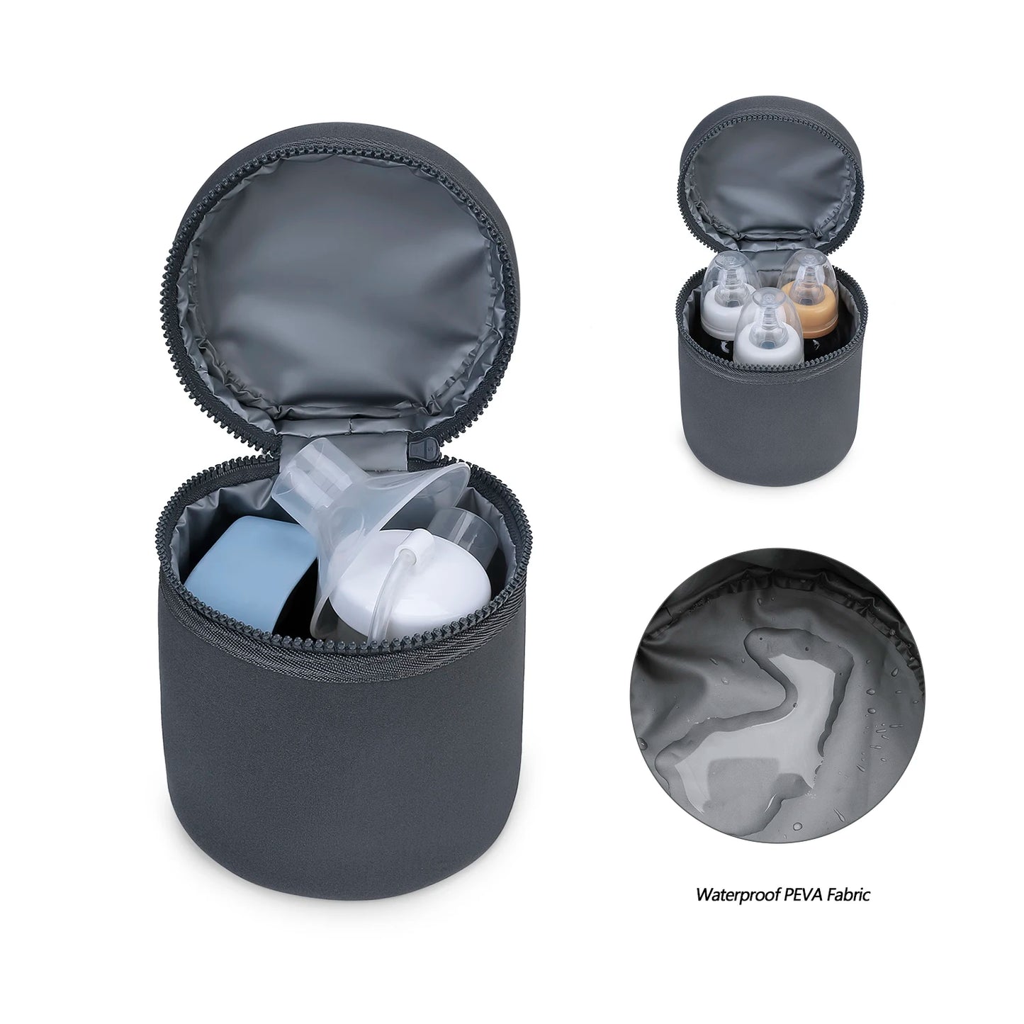 Compact Insulated Baby Bottle Carrier - Keep Milk Fresh On-the-Go