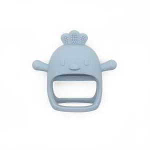 1Pcs Baby Teether Gloves Kids Cartoon Chick Shape Teether Toy Silicone Dental Care Gums Anti-eating Hand Molar Baby Accessorie