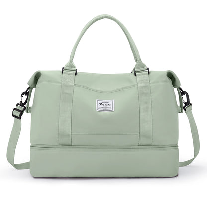 Weekender Bags for Women,Personal Item Travel Bag with Shoes Compartment,Overnight Travel Duffel Bag with Toiletry Bag