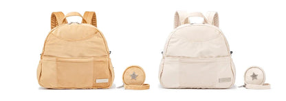 Velvet Diaper Backpack: Large Capacity Nappy Bag for Mom with Pacifier Case and Multi-functionality