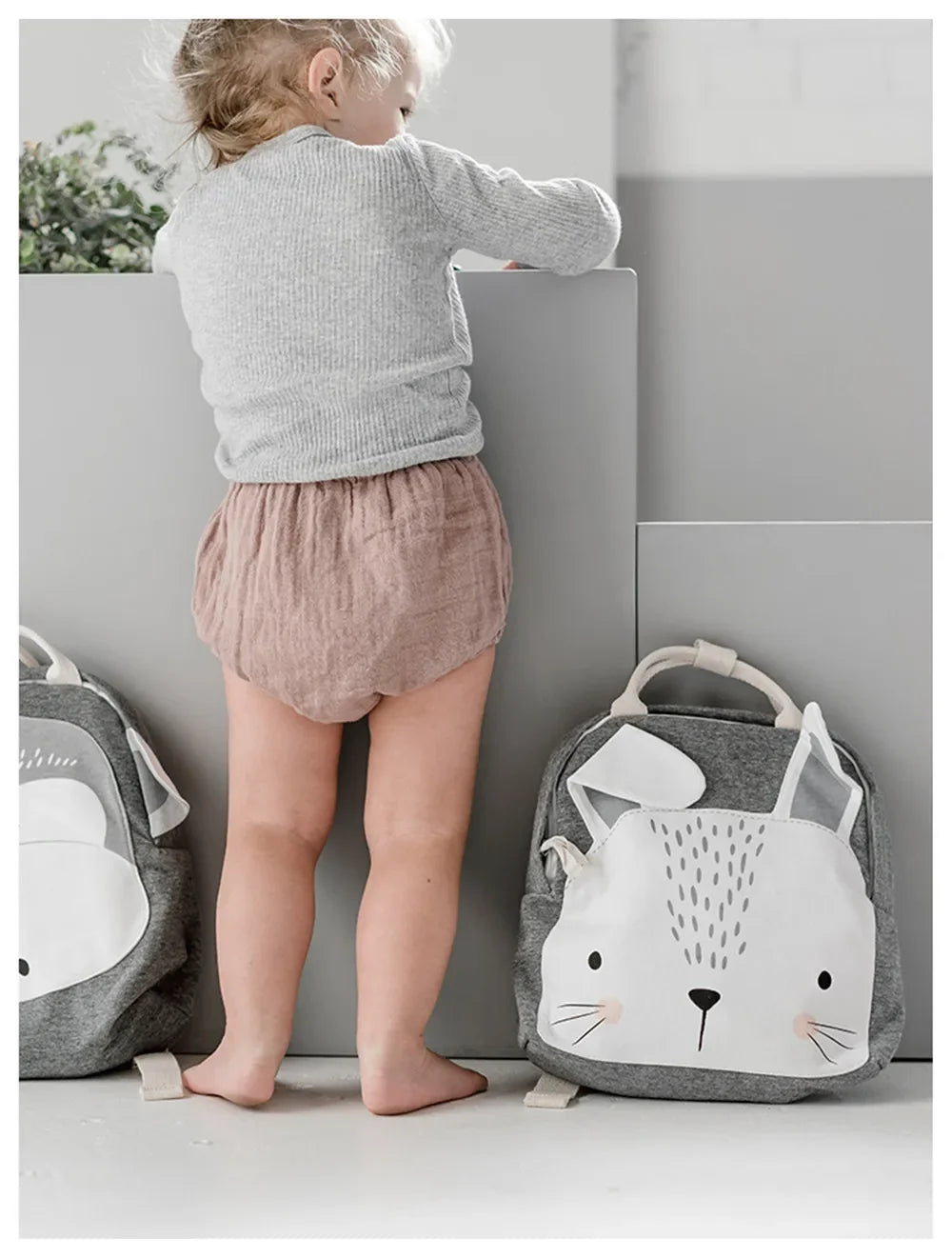 Children Backpack Toddler Kids School Backpack for Baby Kids Cute School Bag Boy Girl Light Bag Rabbit Butterfly Lion Bag