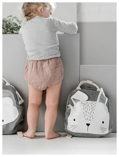 Children Backpack Toddler Kids School Backpack for Baby Kids Cute School Bag Boy Girl Light Bag Rabbit Butterfly Lion Bag