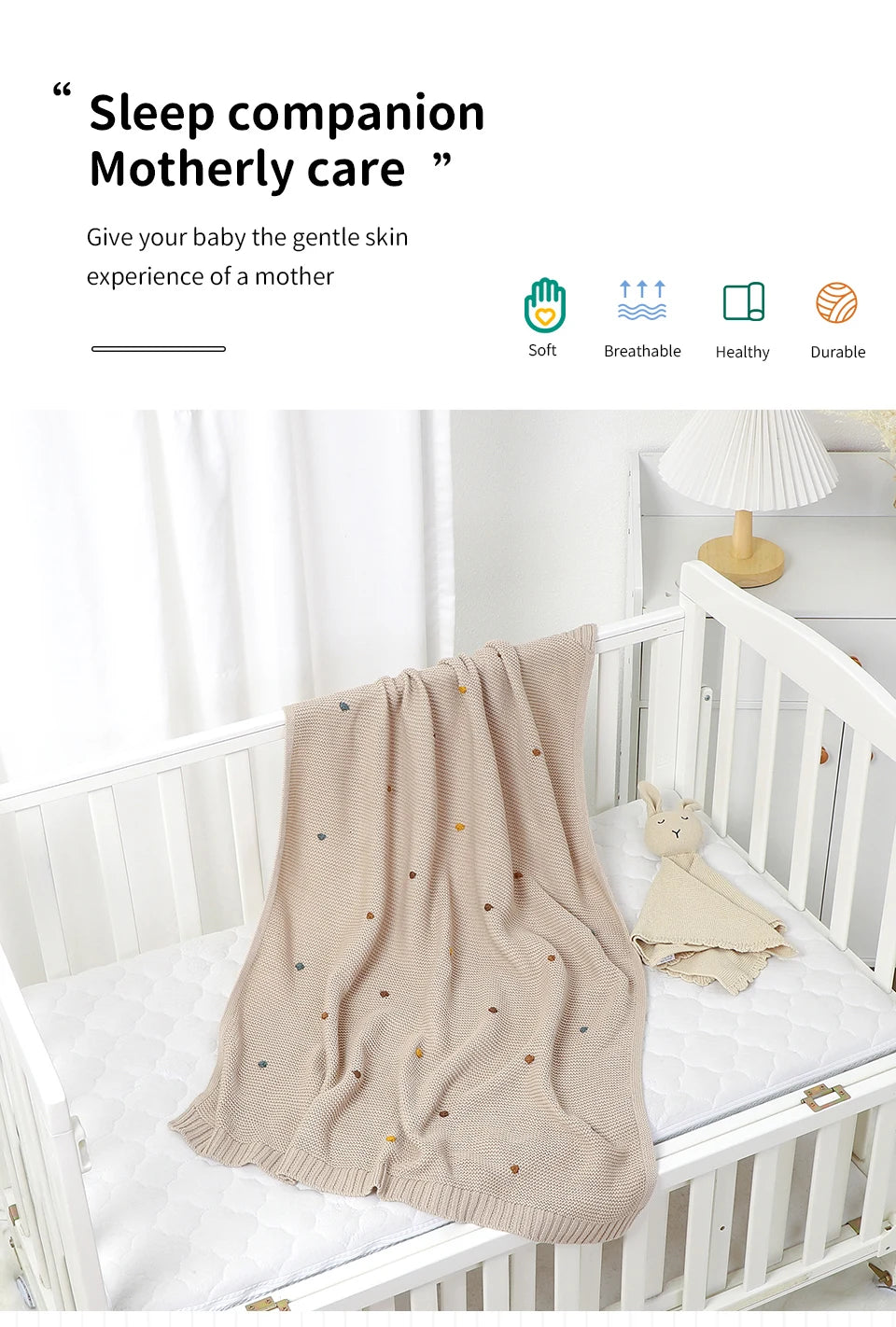 Baby Blankets 90*70cm Knitted Newborn Infant Kids Boys Girls Ultra-Soft Cotton Muslin Swaddle Wrap Stuff Toddler Comforter Sheet