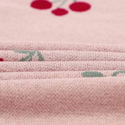 Cute Cherry Print Infant Throws Shawls Skin-friendly Muslin Baby Boys & Girls Swaddle Blankets 0-24 Months Baby Security Blanket
