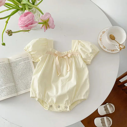 Baby Clothing Summer Newborn Clothing Floral Romper TGie Jumpsuits Short Sleeve Sunsuits 0-2Y Infant Rompers
