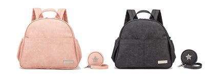 Soboba Diaper Backpack with Pacifier Case Waterproof Large Capacity Diaper Bag for Mom Multi-function Nappy Bags for Travelling