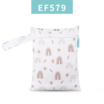 18*25CM Waterproof Mini Wet Diaper Bag Reusable And Portable Single Pocket  Dry Bag For Diapers