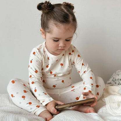 1-6Years Toddler Kid Baby Boy Girl Clothes Set Cotton Infant Homewear Casual Top Pant Suit Childrens 2pcs Pajamas Set Outfit